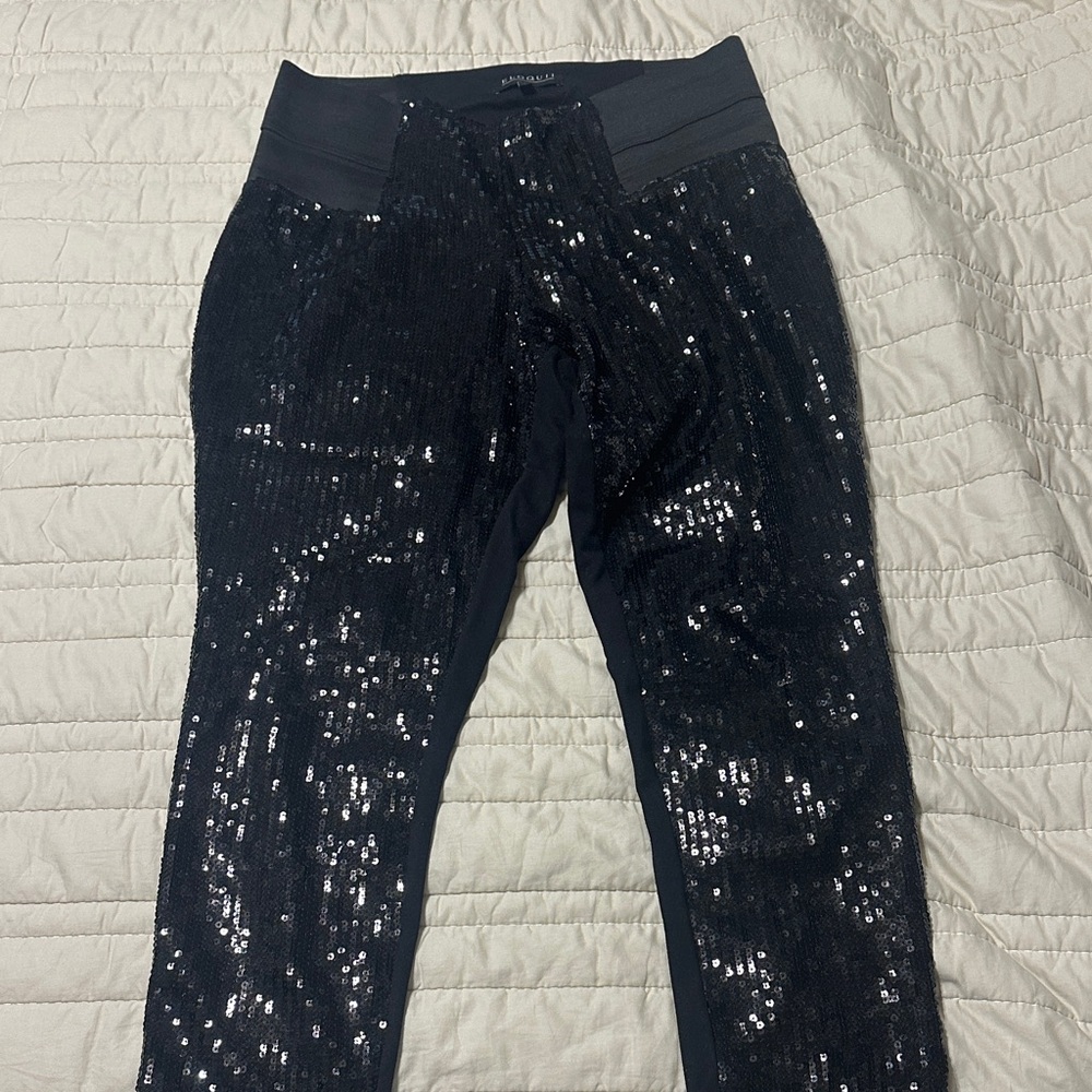 Eloquii Black Sequin Pants